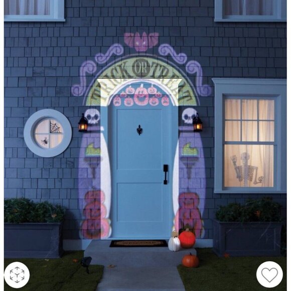 Hyde & Eek Cemetery Archway Projector Projection Wall Door Light Decor 6' width - Picture 6 of 7